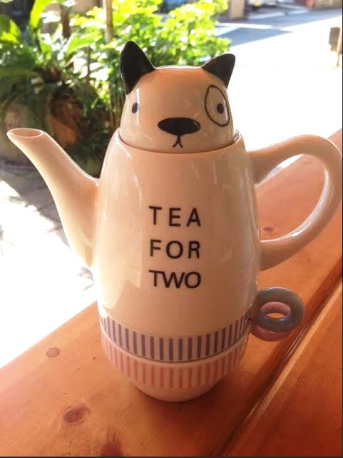 楽天市場】かわいいティーフォーツー ポット＆カップセット フレンチ