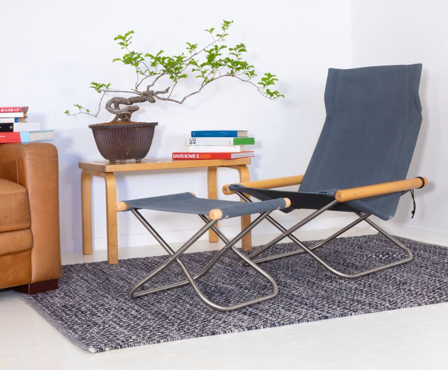 楽天市場】ニーチェアエックス ロッキング グレー ダークブラウン NY