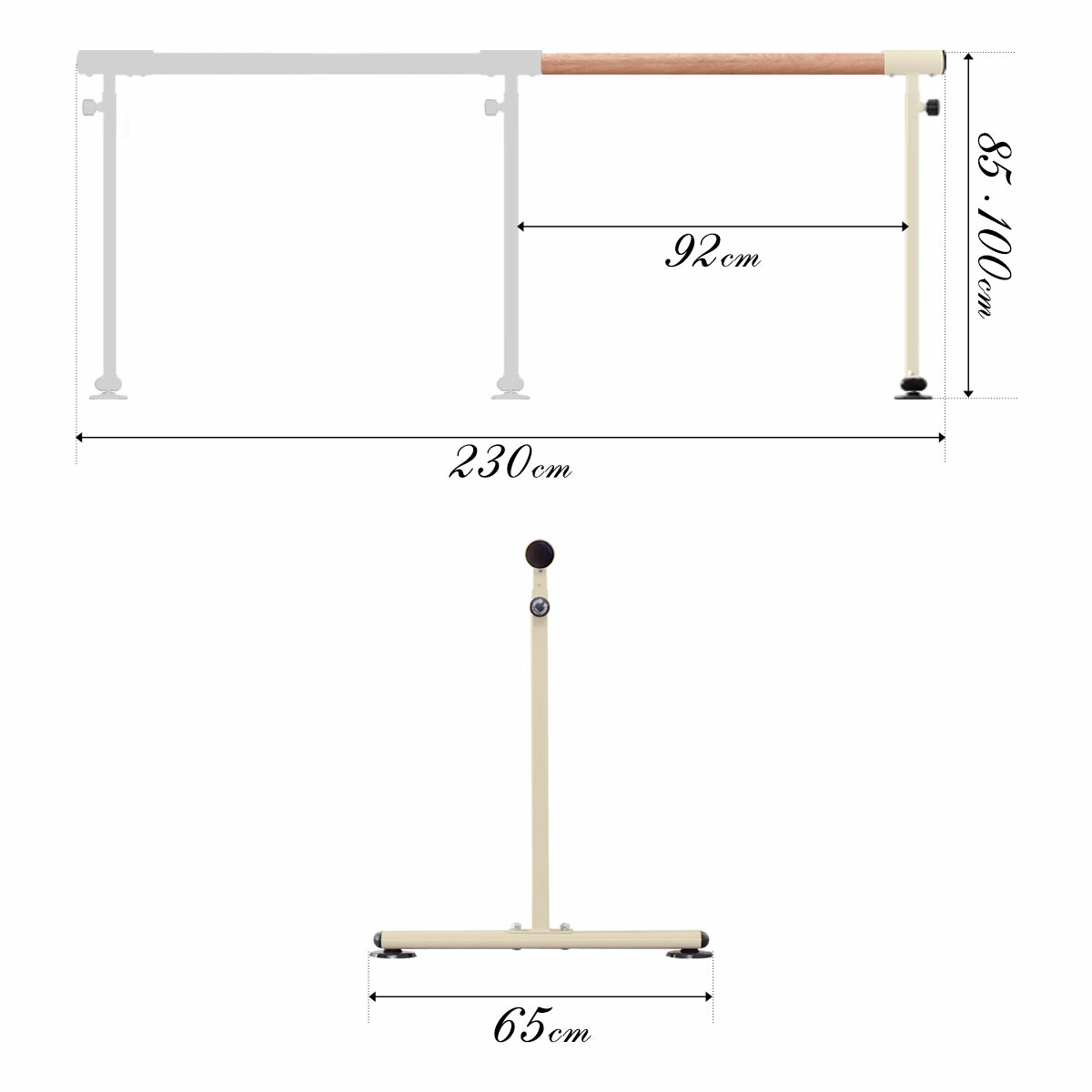 楽天市場】【楽天1位】バレエレッスンスタンド用 追加セット 木目調