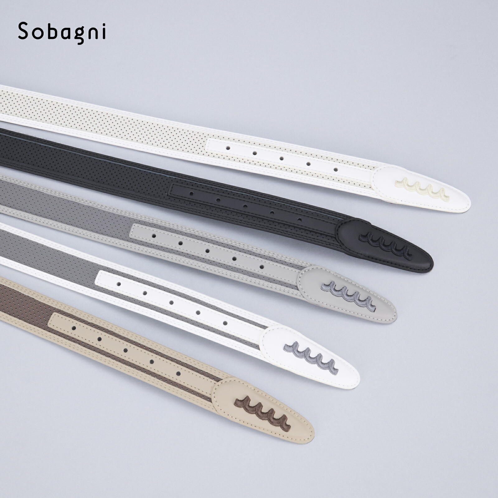 楽天市場】【 CONTINUA パンチングエシカル合皮ベルト MUSG-240117