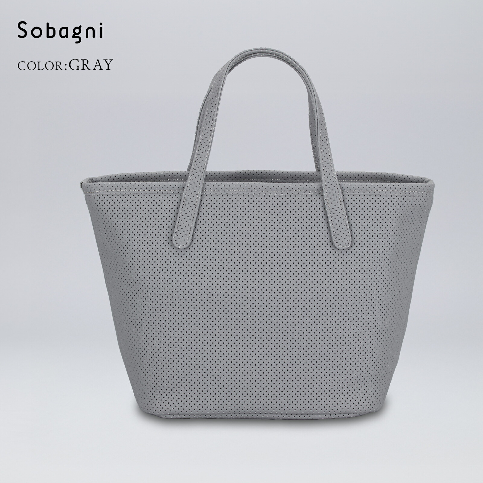 楽天市場】【CONTINUA パンチングエシカル合皮 ミニトートバッグ MUSG