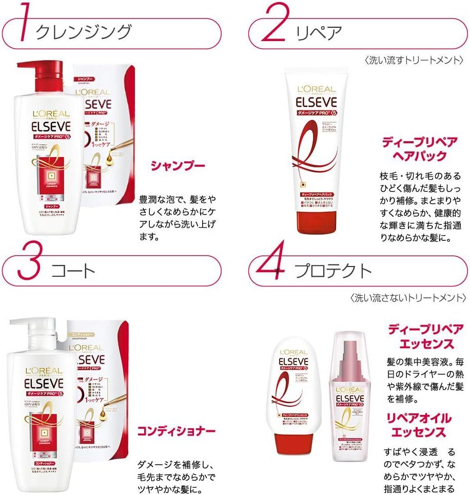 楽天市場】ロレアル パリ エルセーヴ ダメージケア PROEX ディープ