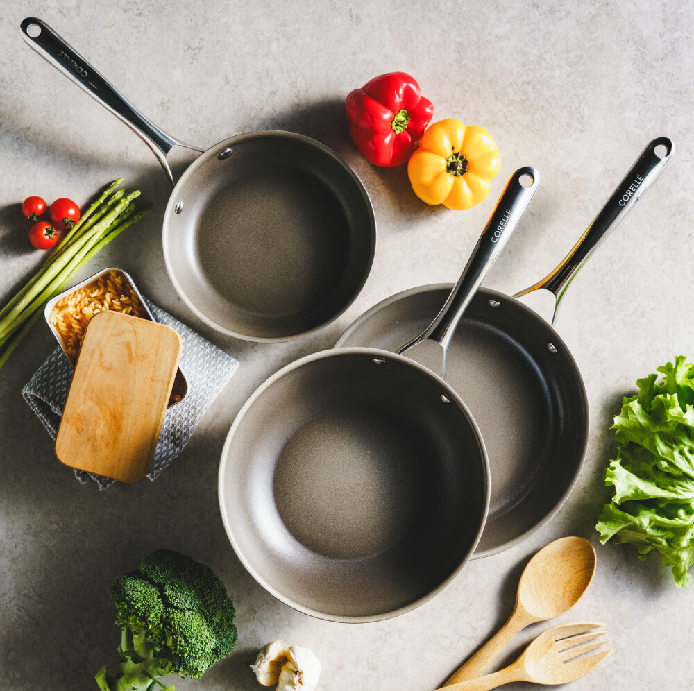 楽天市場】【レビュー特典】コレール CORELLE IHウォックパン 24cm