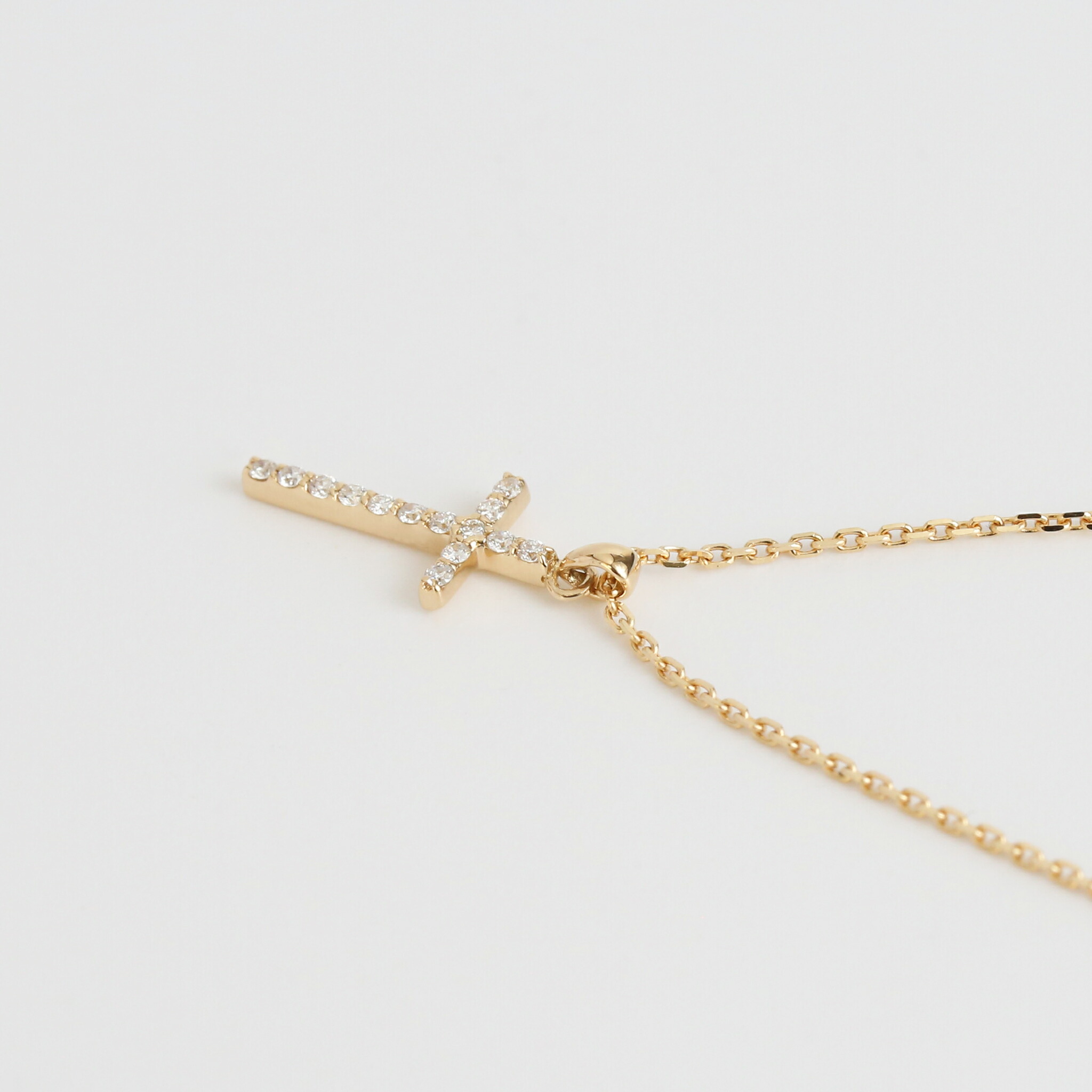 楽天市場】【Chrono Necklace】 K10/K18/Pt900 ダイヤモンド クロス