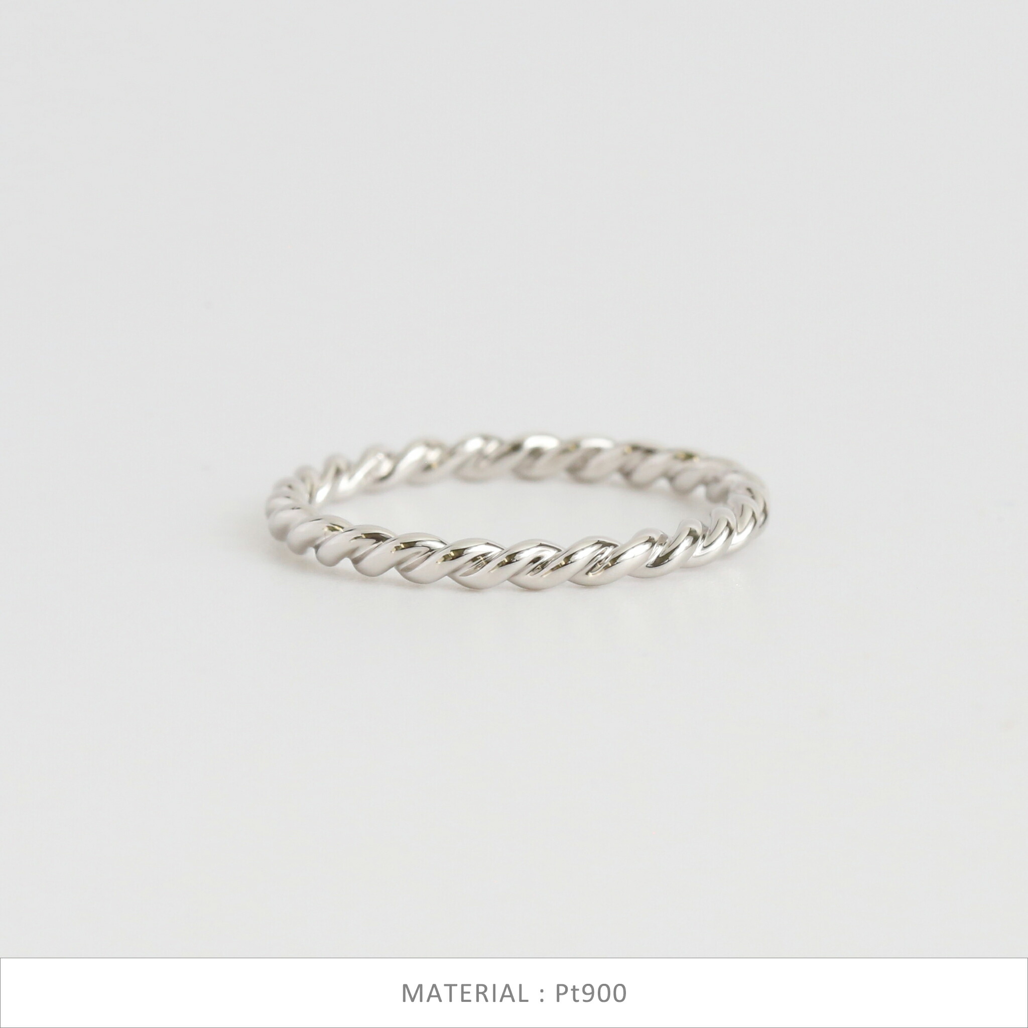 楽天市場】【Amelie Ring】 K10/K18/Pt900 一周 ツイスト 地金 リング