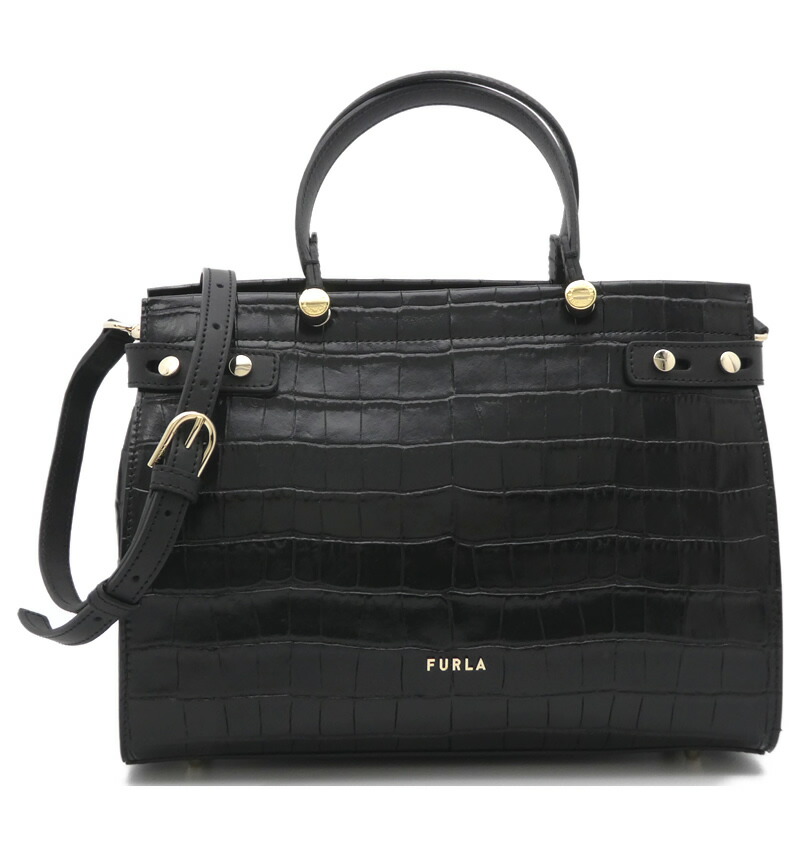 楽天市場】フルラ FURLA LADY M トートバッグ M クロコダイル型押し