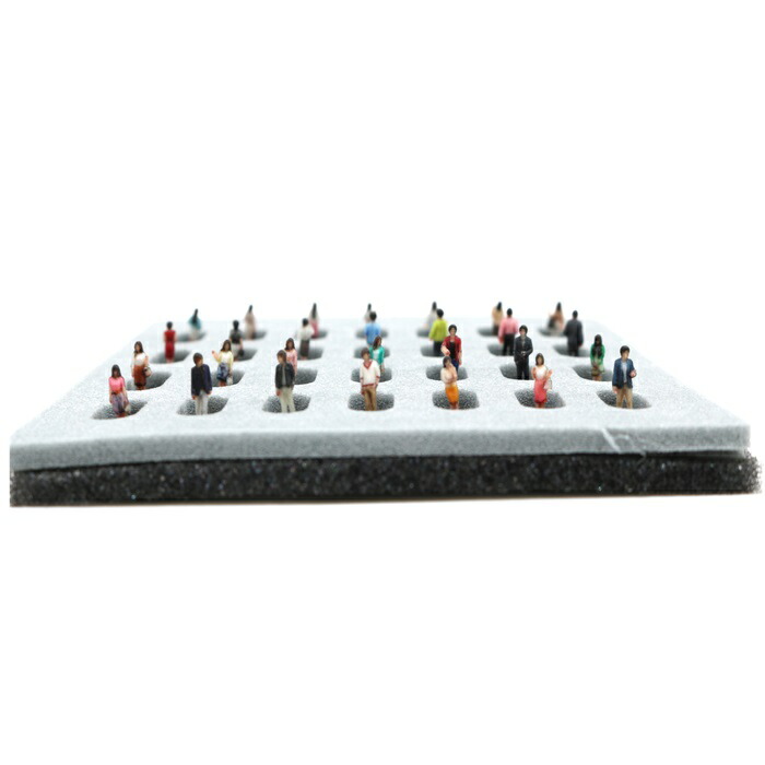 楽天市場】ジオラマ 人 人形 3Dカラー 1/200 28A 28体入り 55-0050