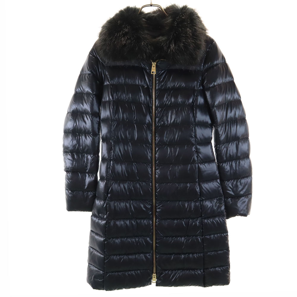 楽天市場】古着 Herno ヘルノ ダウンコート 40 チャコールネイビー系