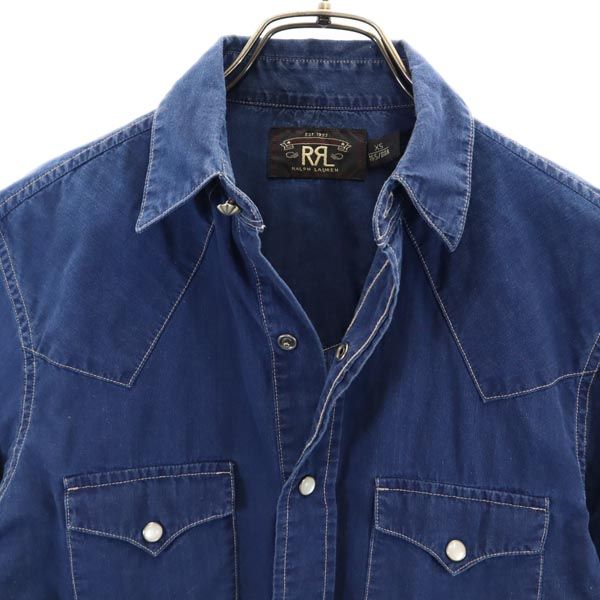 楽天市場】古着 RRL ダブルアールエル ラルフローレン 長袖 ウエスタン