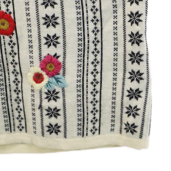 楽天市場】ケンゾー ウールブレンド 花柄刺繍 ニット M アイボリー 他