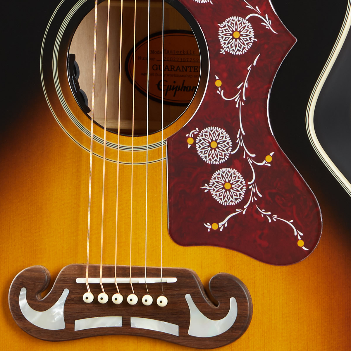 楽天市場】Epiphone Inspired by Gibson J-200 (Aged Vintage Sunburst