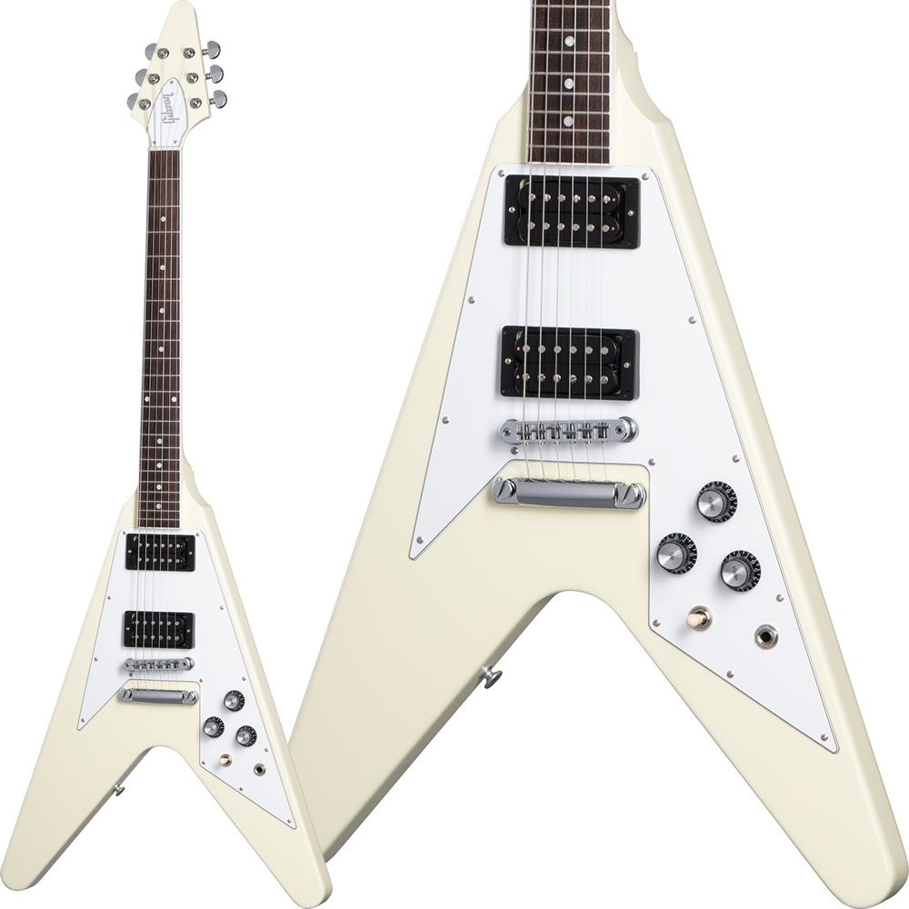 楽天市場】Gibson 70s Flying V (Classic White) 【 ギブソン FV