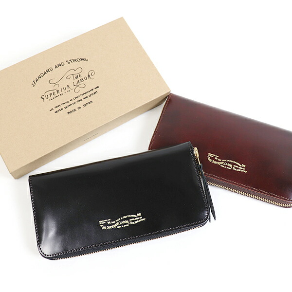 楽天市場】シュペリオール レイバー CORDOVAN ZIP LONG WALLET 2