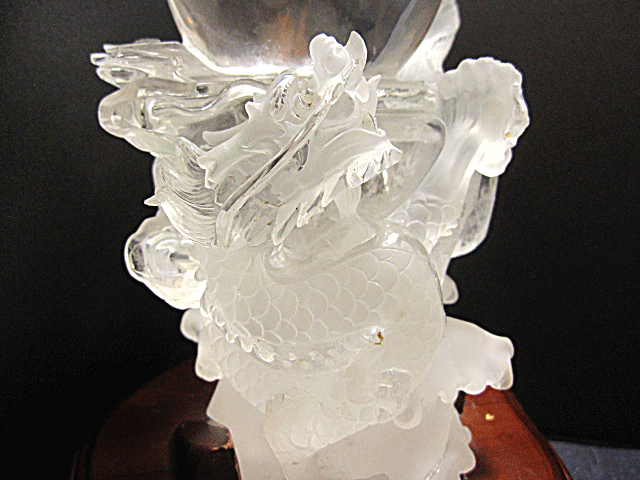 楽天市場】【天然石彫刻】龍の彫刻 水龍 天然水晶 風水 縁起物 健康運