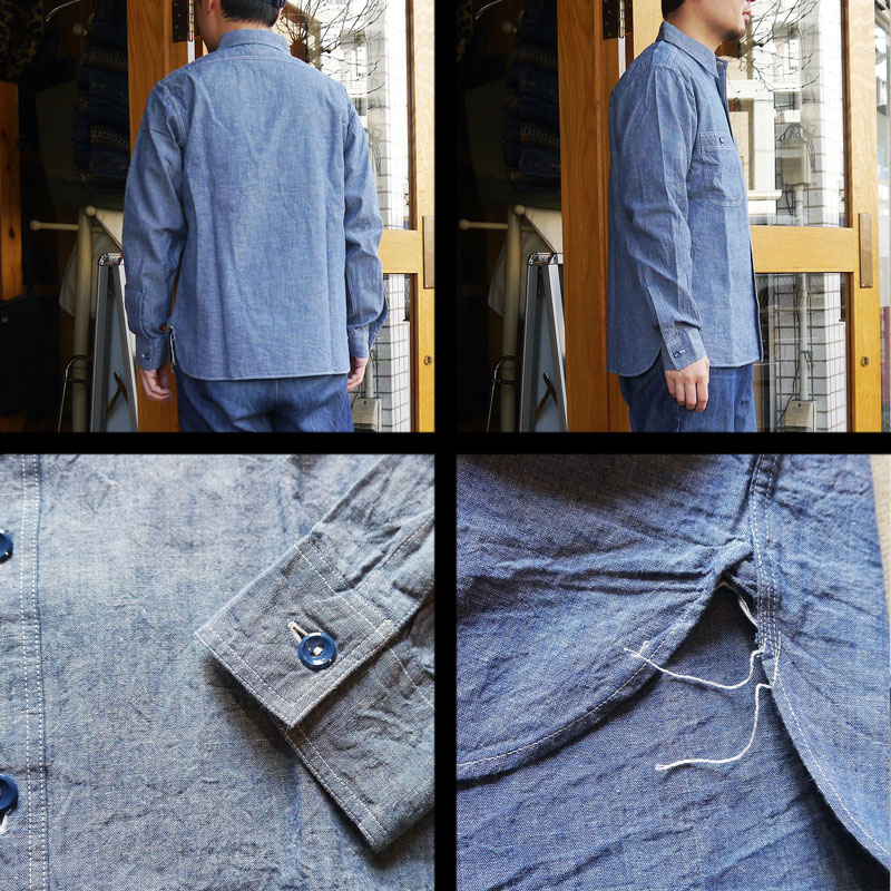 楽天市場】バズリクソンズ シャンブレーシャツ BUZZ RICKSON'S