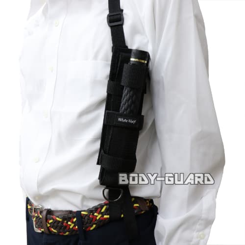 楽天市場】ホワイトウルフ 警棒用 ショルダーホルダー☆ 携帯 警棒