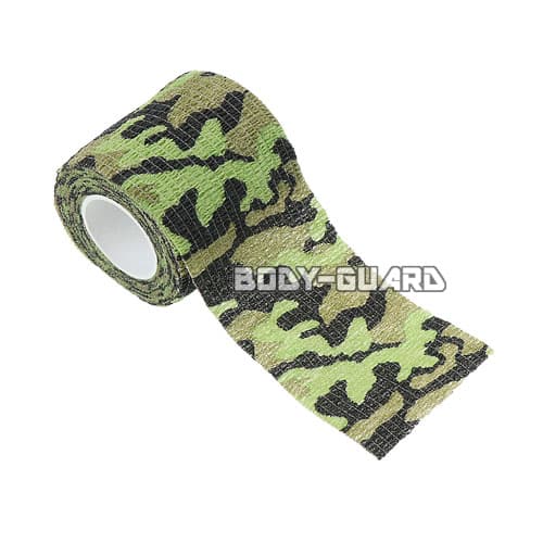 楽天市場】カモフラージュテープ グリーン迷彩 巻きつけ サバゲー