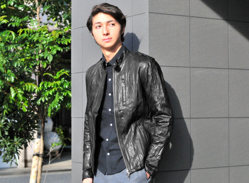 楽天市場】【50%off SALE】レザージャケット メンズ 本革 ラムレザー