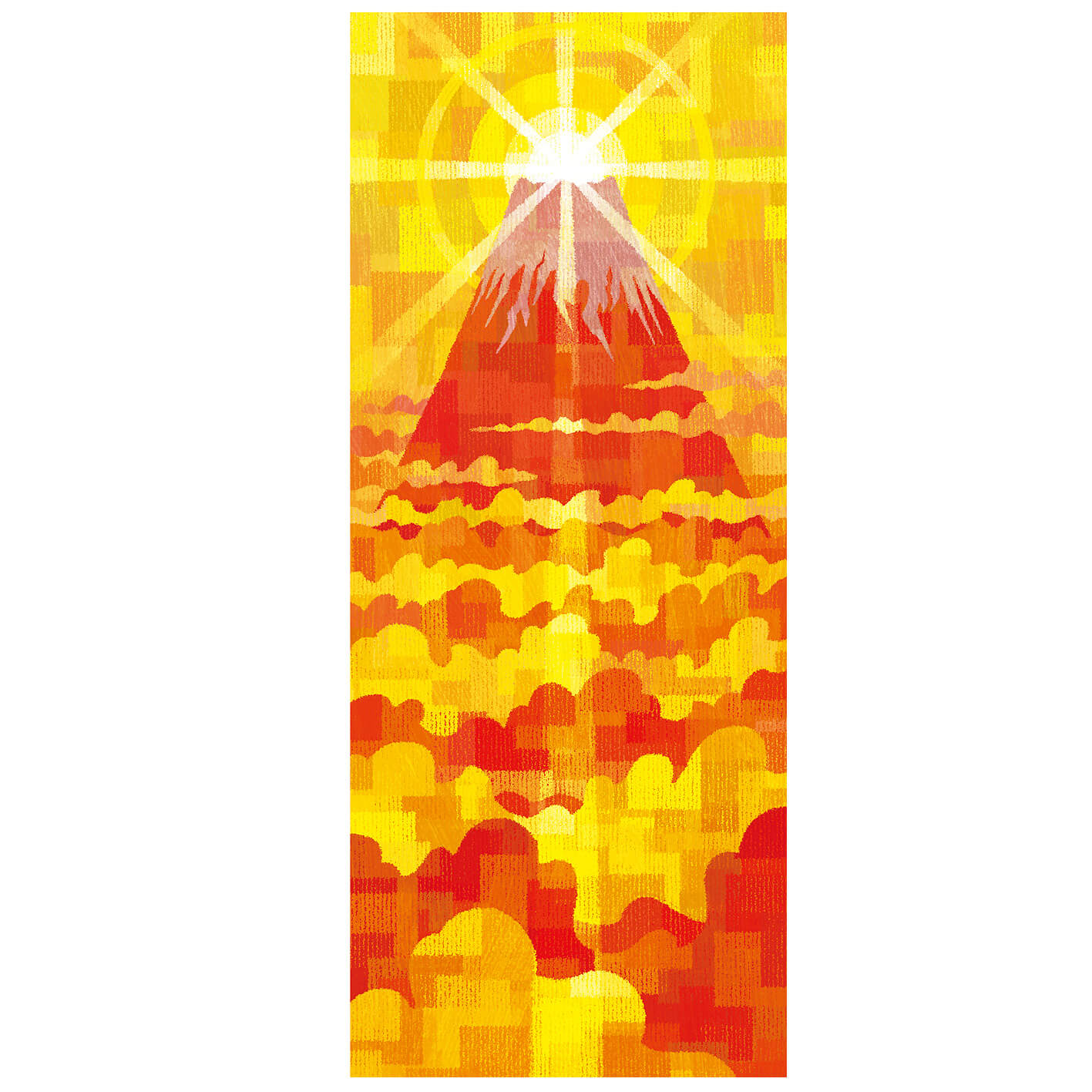 楽天市場】絵画 インテリア 富士山【ダイヤモンド富士】 富士と