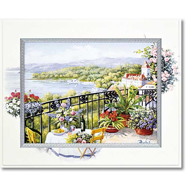 楽天市場】風景画 イタリアの情景 海 自然 絵画「ガーデン テラス