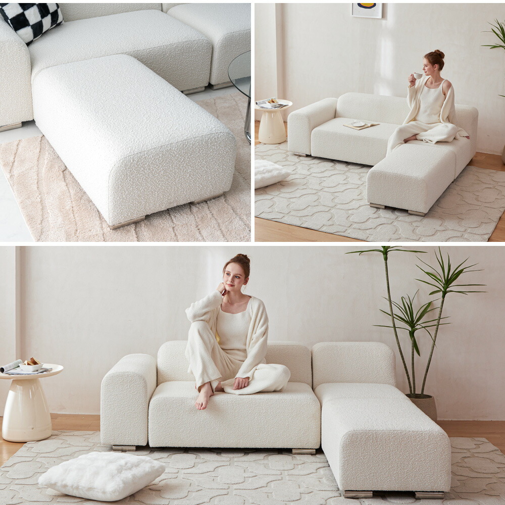 楽天市場】[SS限定]10%OFFクーポン3/4 20時〜 ブークレ オットマン