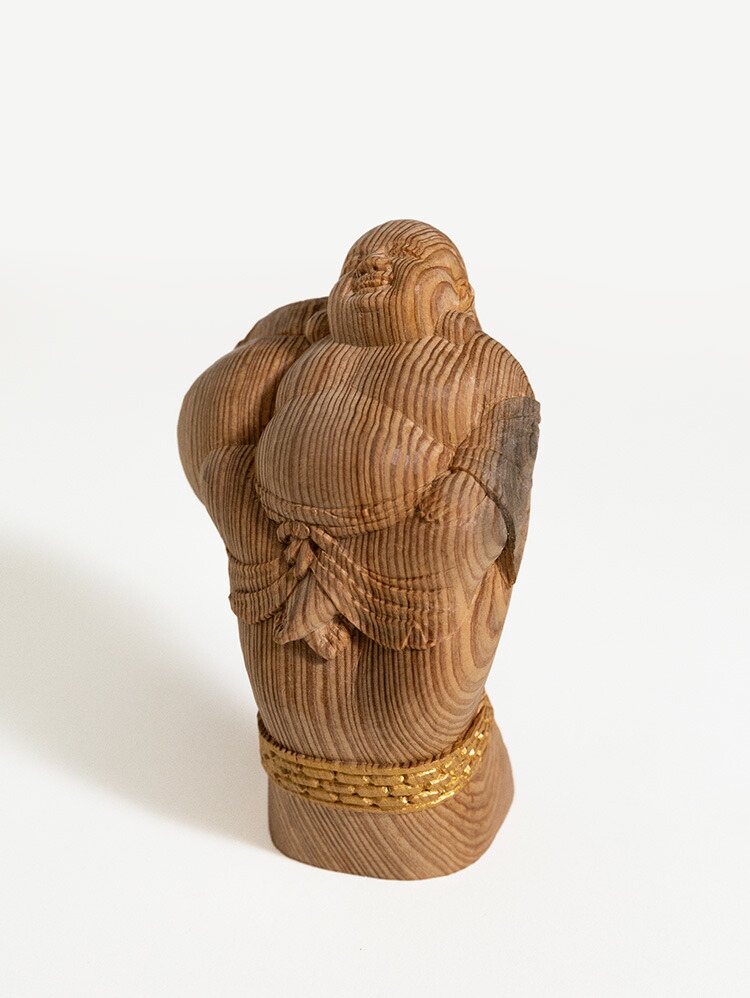 楽天市場】【総高11cm】屋久杉 布袋様 木彫り 置物 一刀彫 / 素材