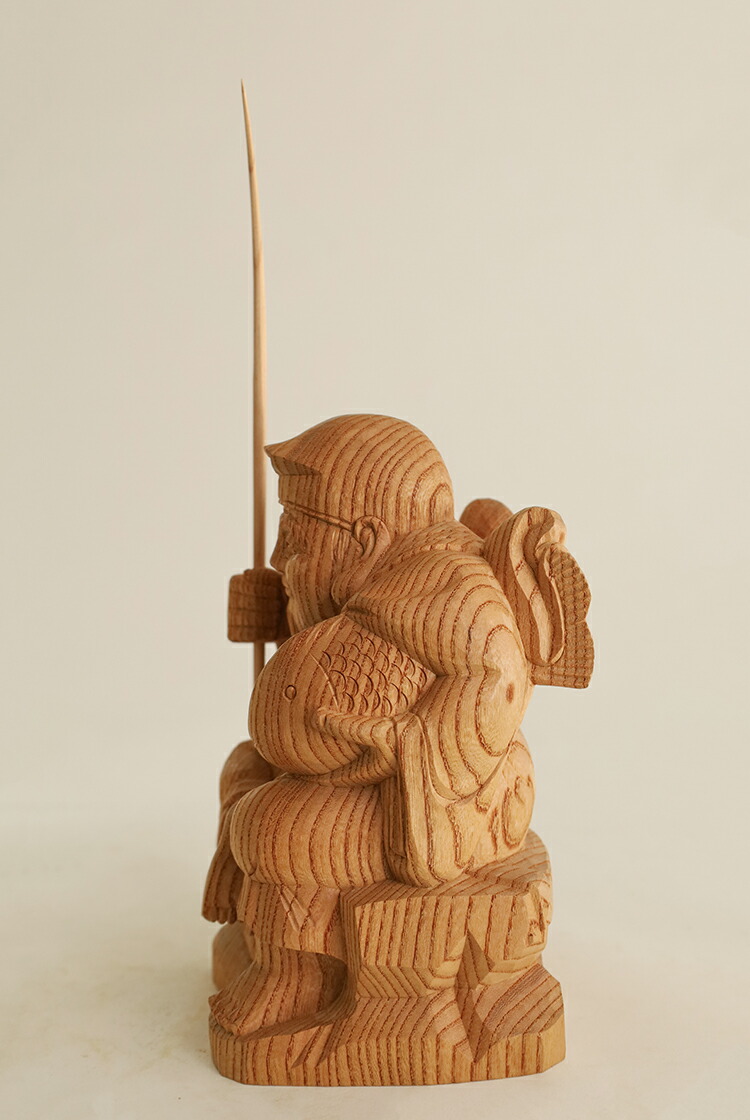 楽天市場】【総高29cm】〜木彫り 仏像 恵比寿様〜仕様：無垢 / 素材