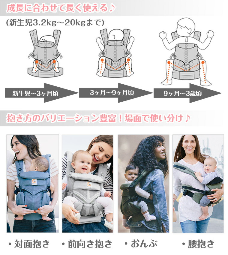 楽天市場】＼今なら15,400円引き！／正規品 エルゴ オムニ360 セール