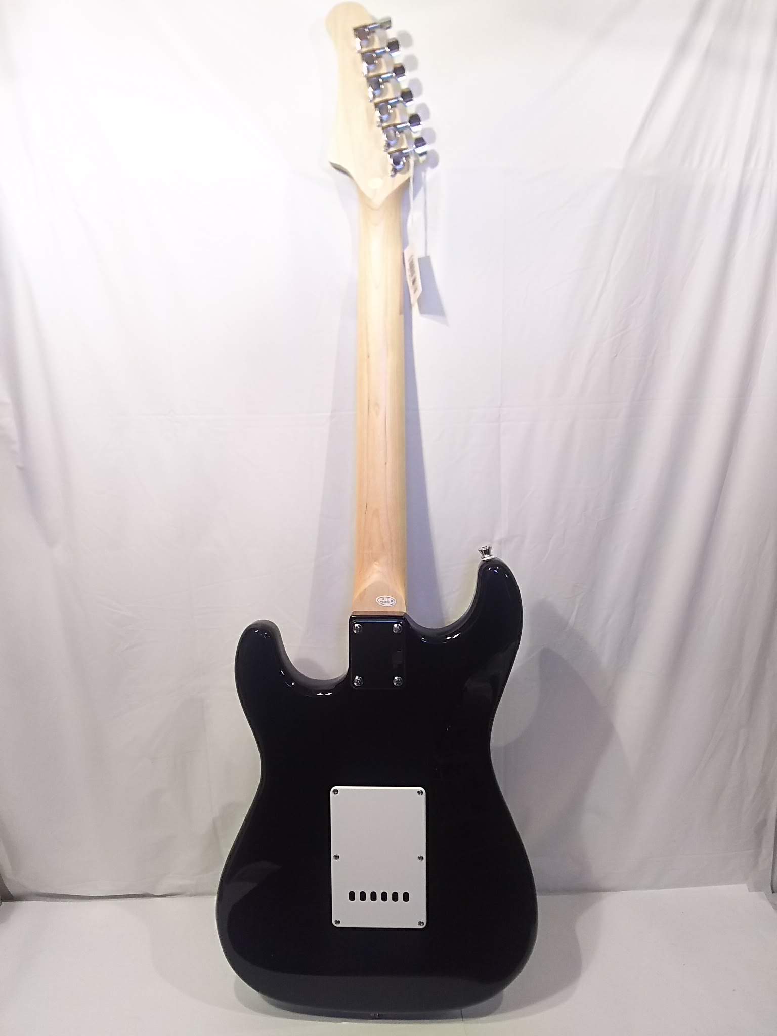 楽天市場】エレキギター ストラトキャスタータイプ ブラック(メイプル