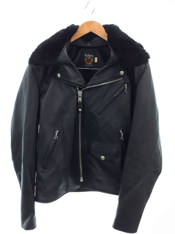 楽天市場】schott 襟ボア（メンズファッション）の通販