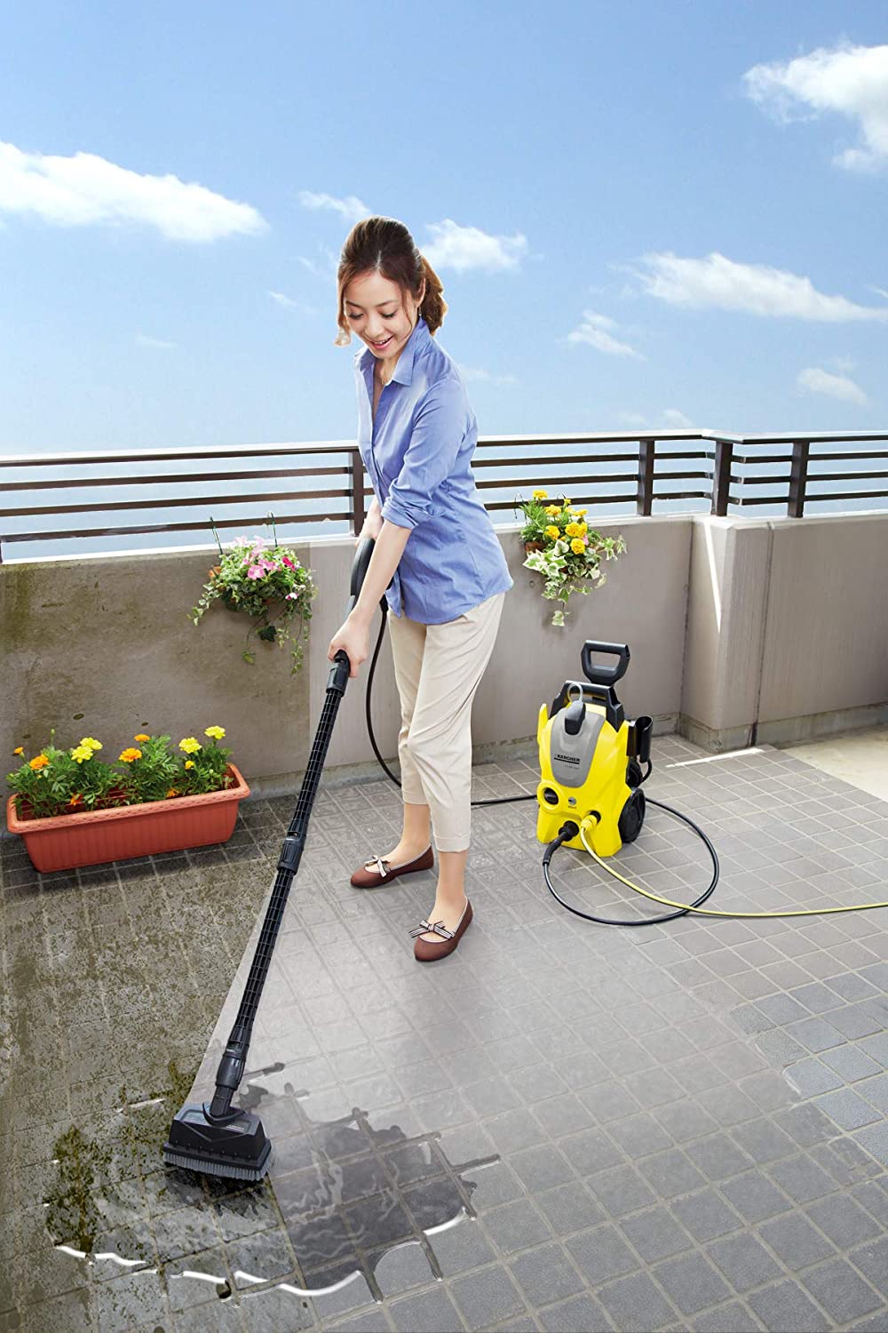 楽天市場】ケルヒャー(KARCHER) 高圧洗浄機 K 3 サイレント ベランダ