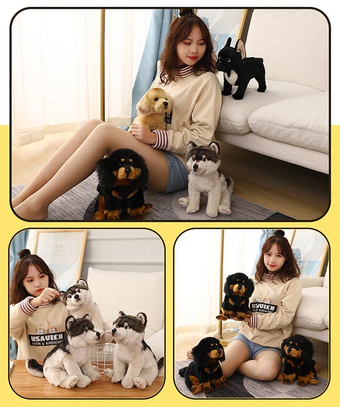 楽天市場】犬 ぬいぐるみ リアル グッズ 犬雑貨 犬のぬいぐるみ 可愛い