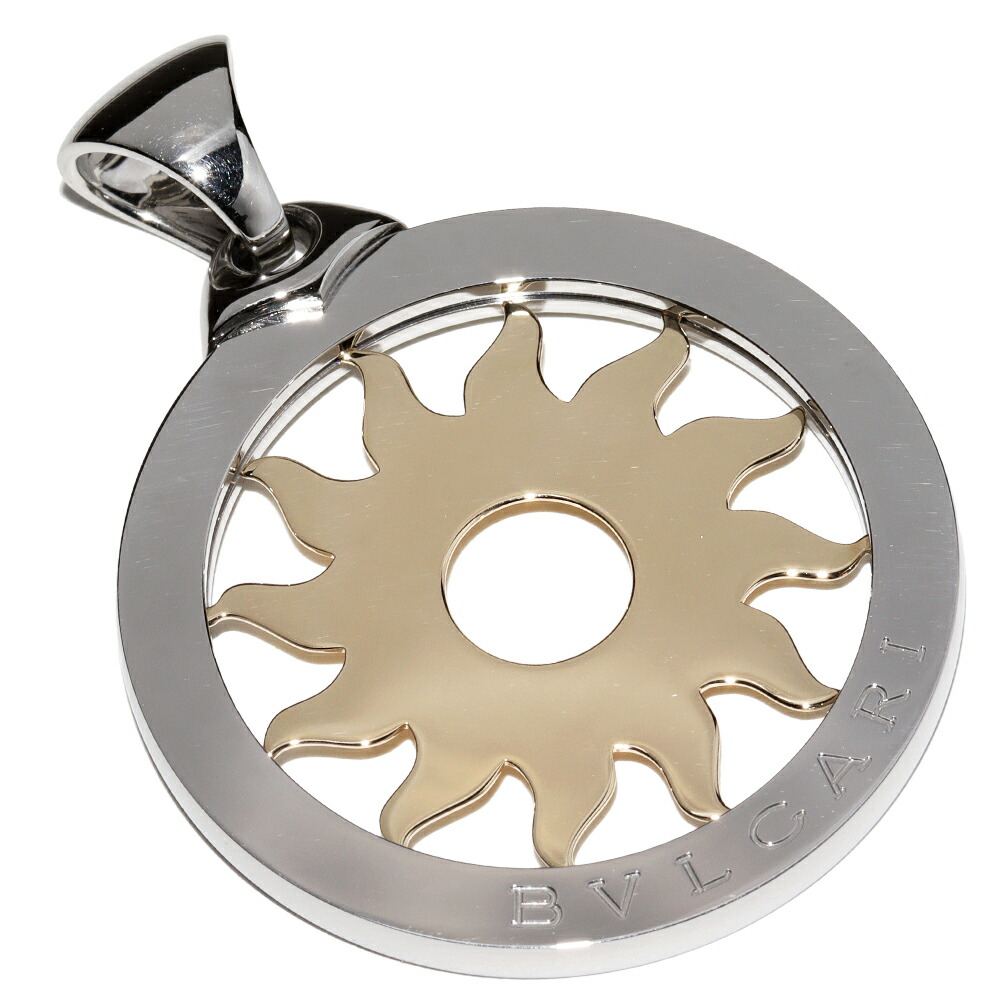 楽天市場】ブルガリ ペンダントトップ チャーム K18YGxSS トンド サン