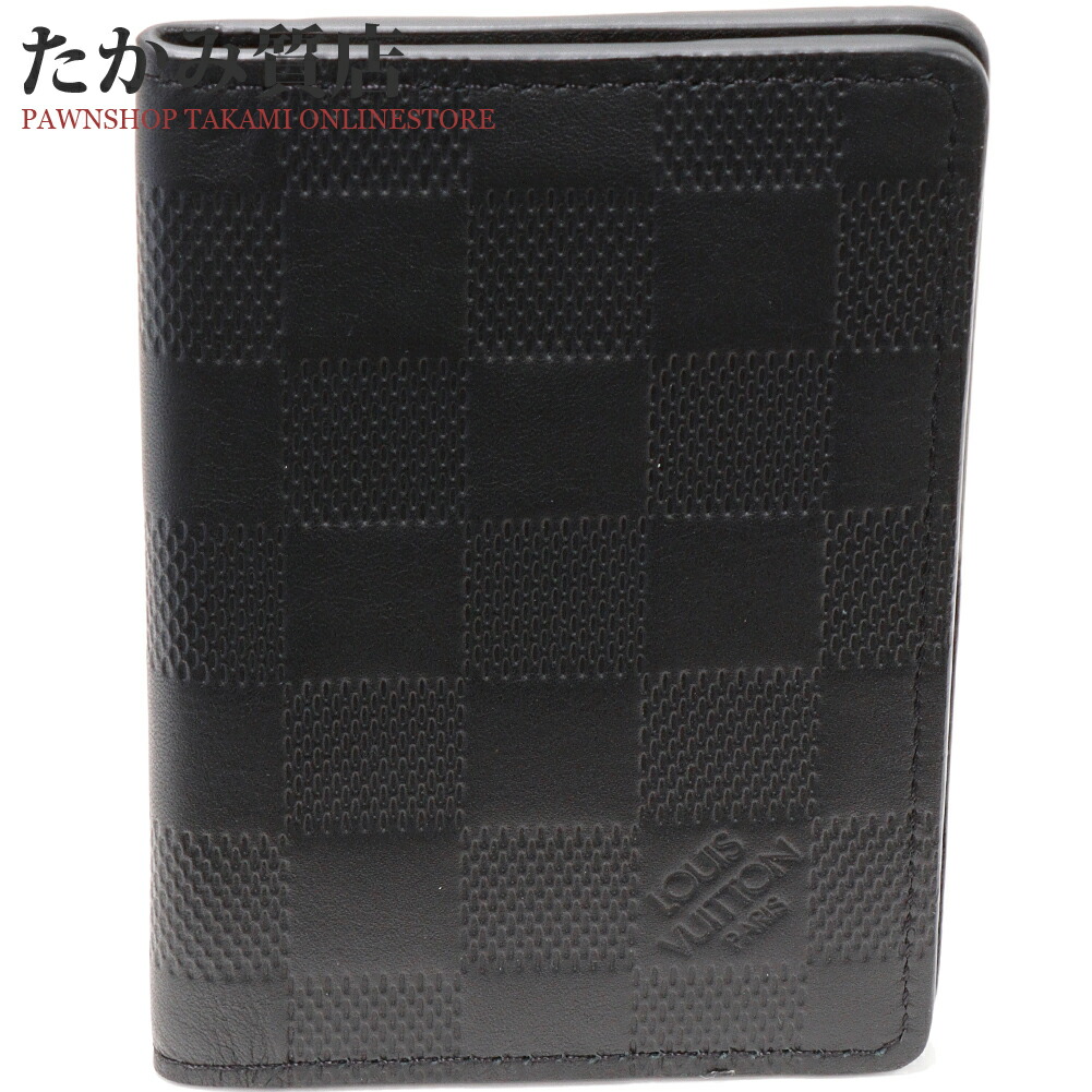 楽天市場】ルイヴィトン 二つ折りカードケース パスケース ダミエ