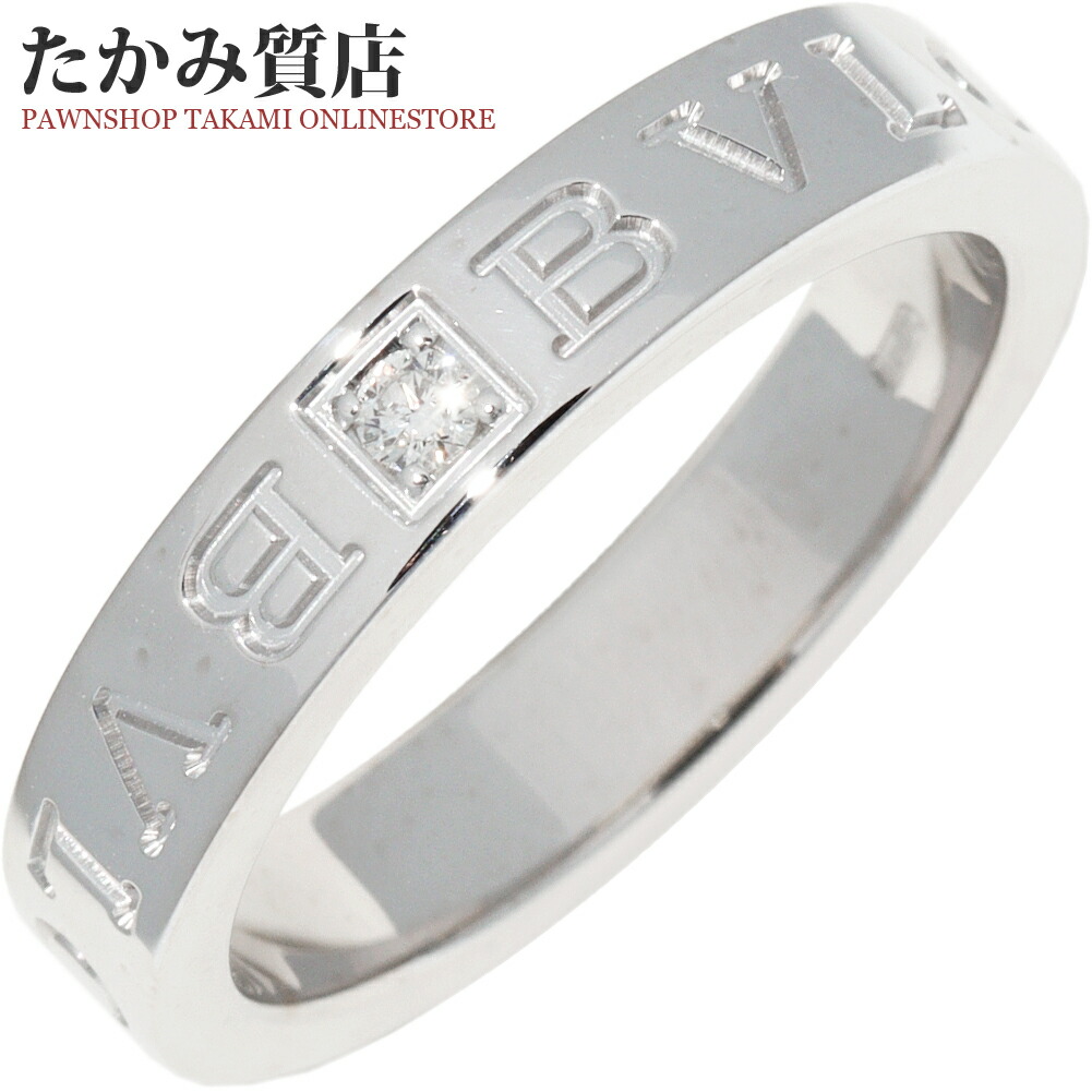 楽天市場】ブルガリ 指輪 K18WG ダイヤ1P(0.04ct) B.zero1 ビー