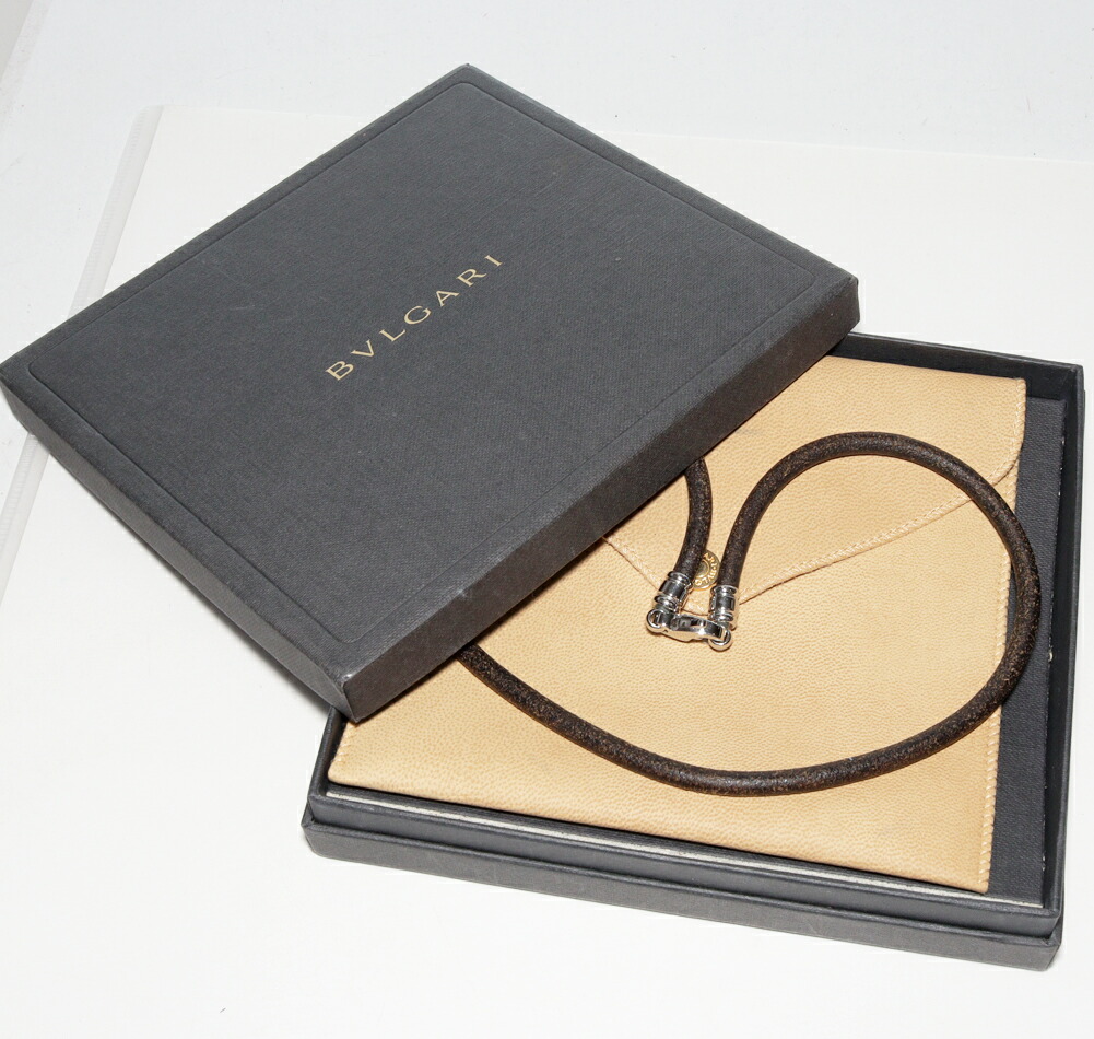 楽天市場】ブルガリ レザーチョーカー ネックレス レザーチョーカー