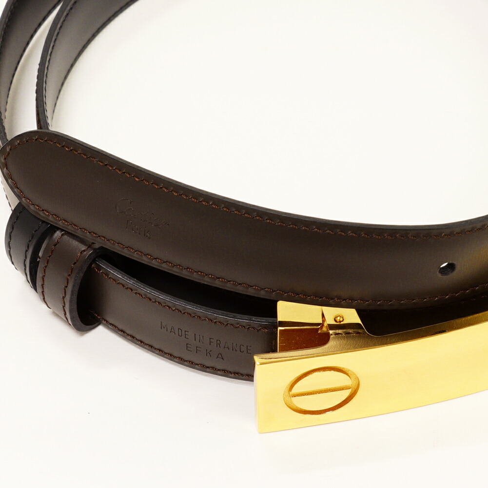 楽天市場】カルティエ ベルト ラブモチーフ リバーシブルベルト カーフ