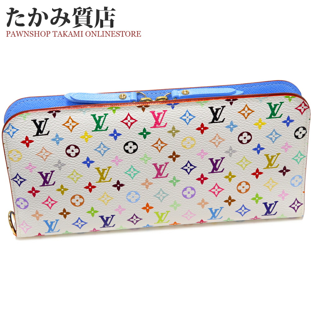 楽天市場】ルイヴィトン ファスナー長財布(小銭入れあり) マルチカラー