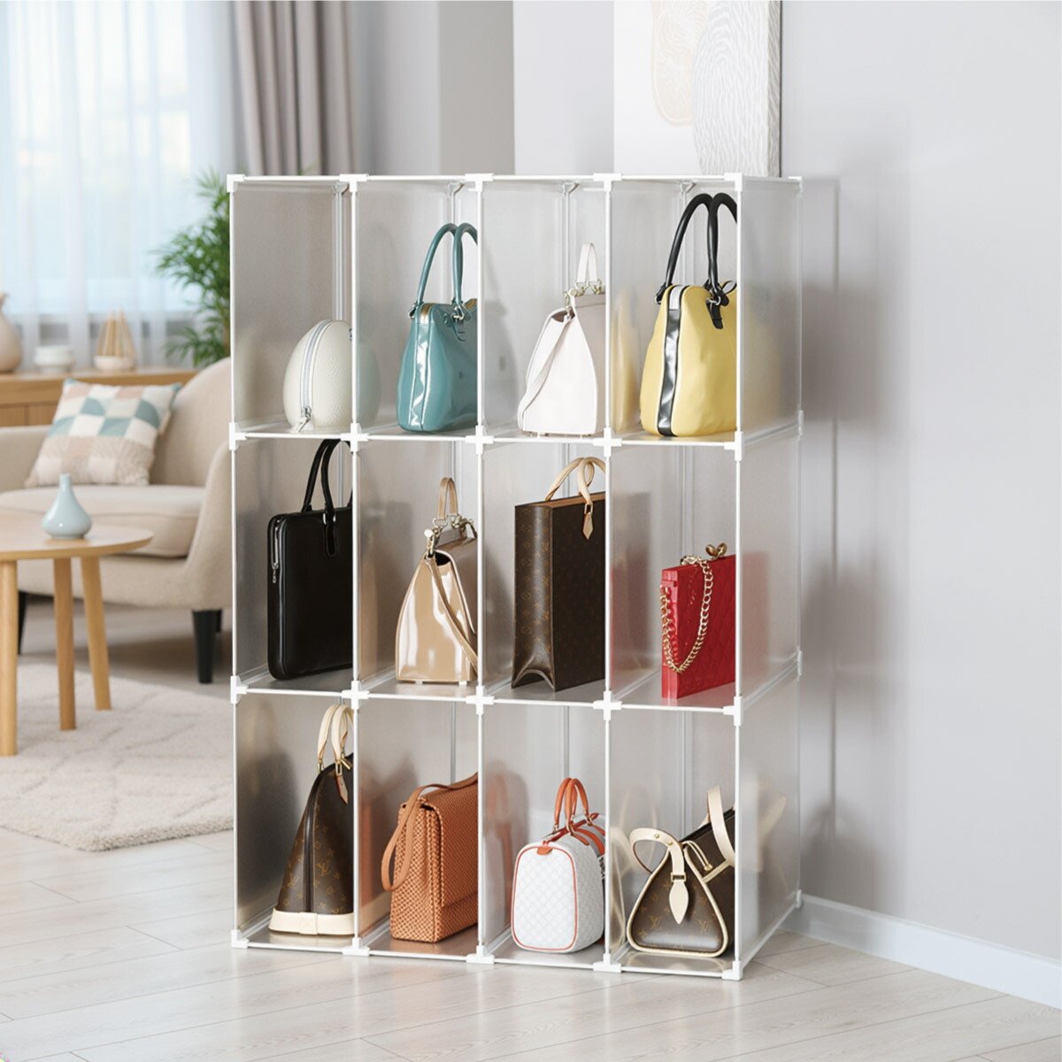 楽天市場】フリーラック 収納棚 9ボックスセット スリムラック 組立