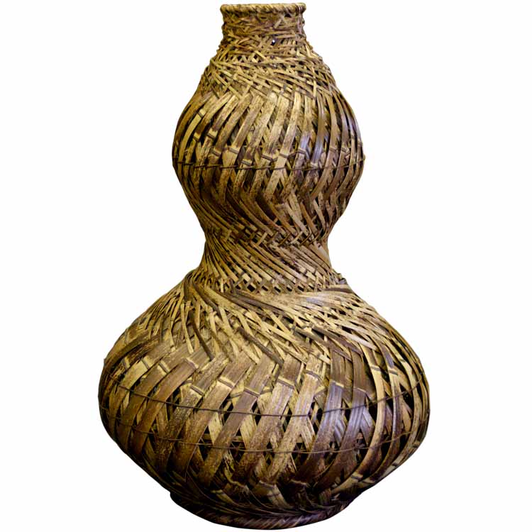 大原篭 かご 花入 竹編み 茶道具 茶の湯 竹篭 黒 茶道具 籠花入れ 篭花