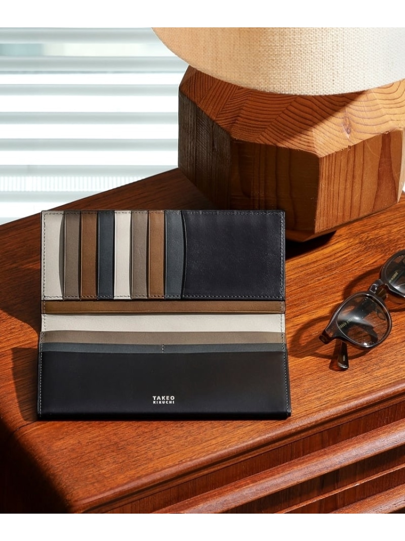 楽天市場】タケオキクチ 長財布 ブラウンの通販