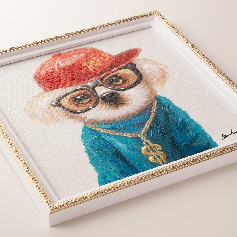 楽天市場】アートパネル 犬 シーズー ラッパー 33 rh ポスター 絵