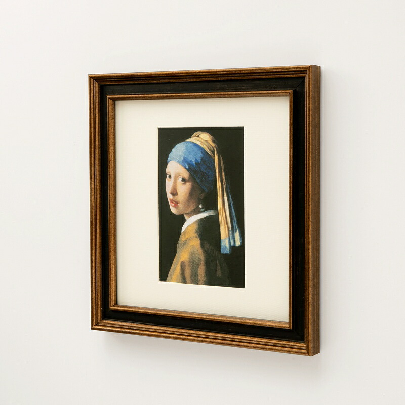 楽天市場】フレーム付き アートポスター24 真珠の耳飾りの少女