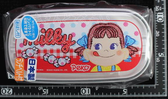 楽天市場】ミルキーペコちゃんランチボックス2段弁当箱【新品同様品