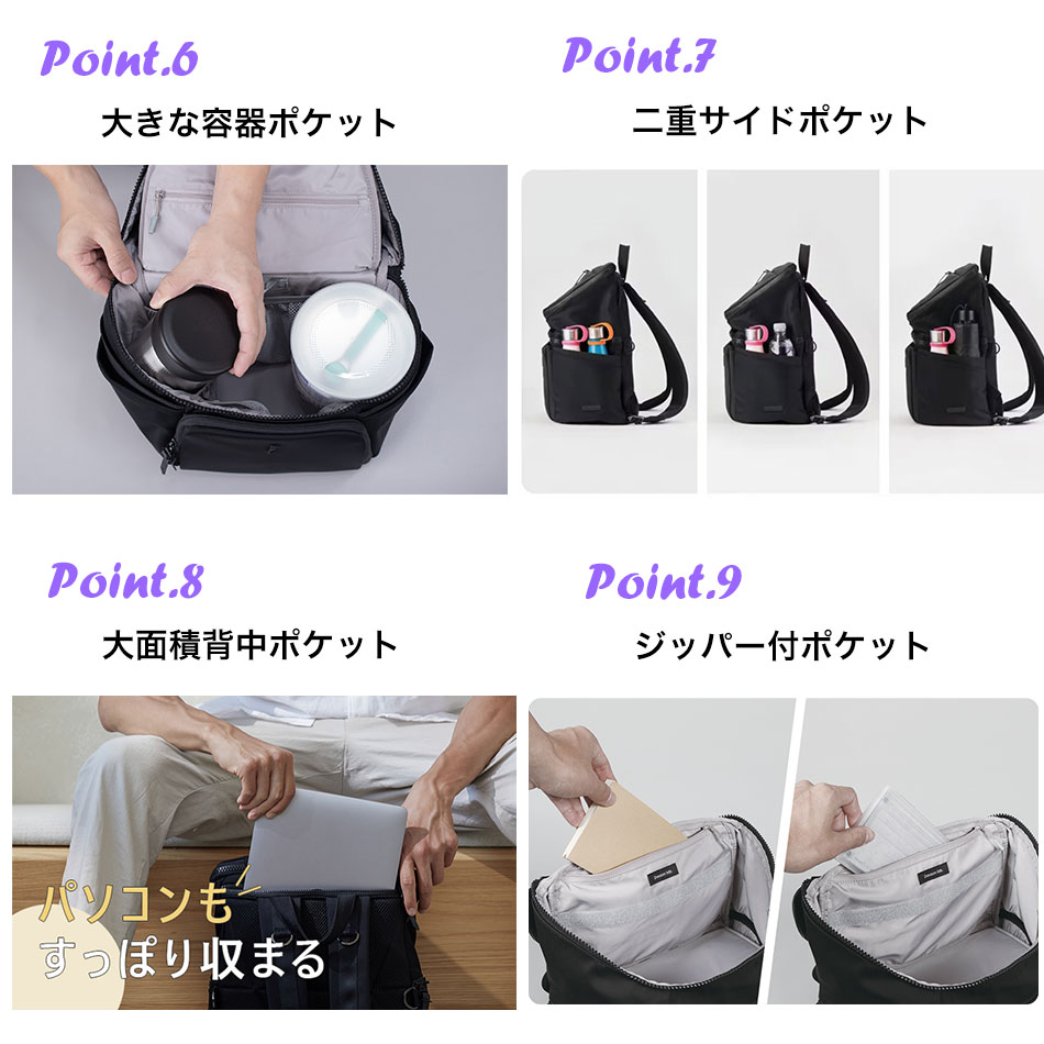 楽天市場】マザーズバッグ リュック マザーズリュック 2階建て構造 大