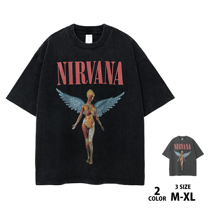 楽天市場】nirvana tシャツ in uteroの通販