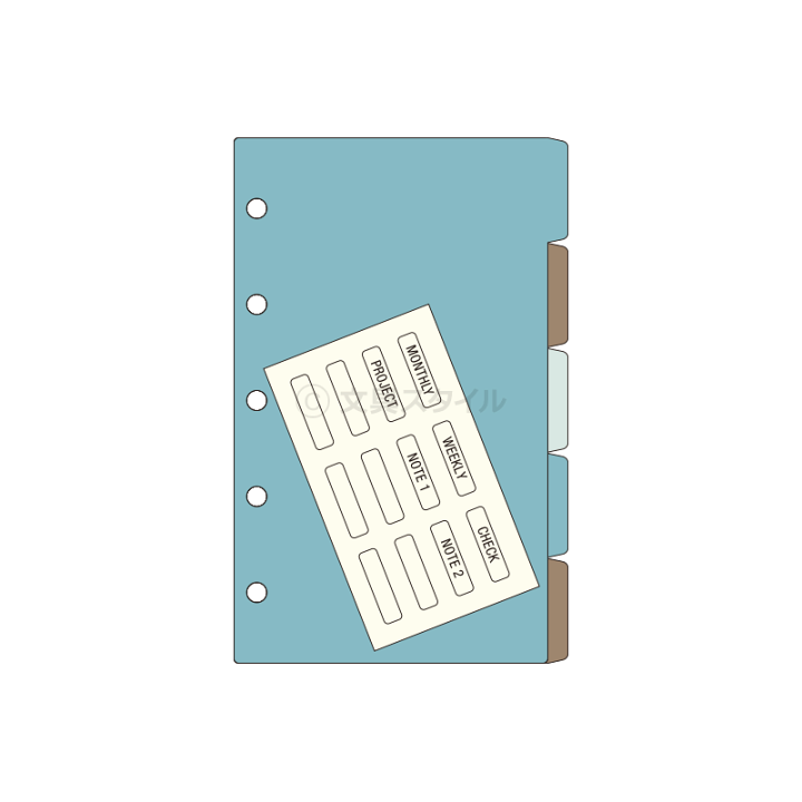 楽天市場】【システム手帳リフィル】Davinci ダ・ヴィンチ mini5 M5