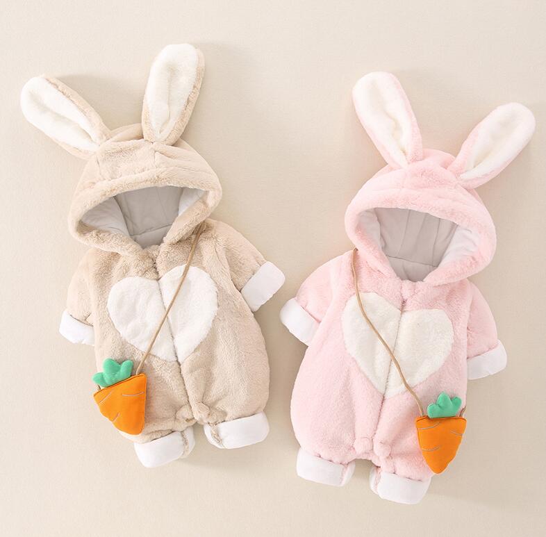 楽天市場】うさぎさん 着ぐるみ ロンパース ベビー ウサギさん 干支 兎