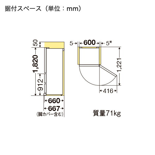 楽天市場】【10年延長保証対象】三菱電機 MR-CG37H-W 冷蔵庫 3ドア右