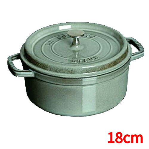 ストウブ ピコ ココット ラウンド 18cm 40509-484 [グレー] (鍋) 価格